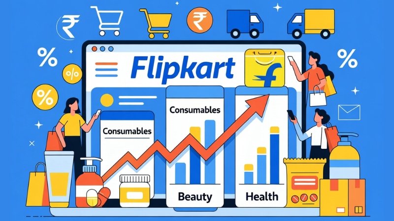 Flipkart Sees Faster Rise in Consumables as Beauty and Health Categories Gain Share